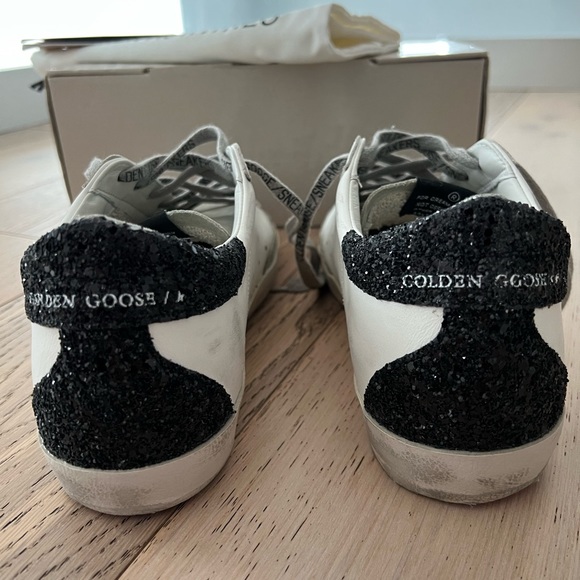 🐍SOLD🐍Golden Goose Snake Superstar with pink soles and printed GG laces 39 9 - Picture 6 of 11